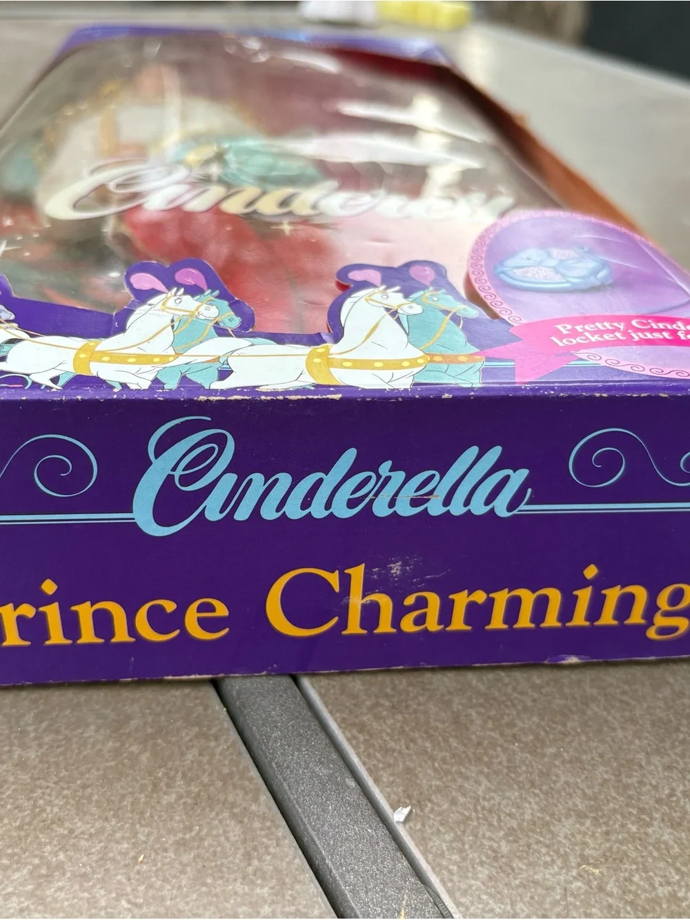 Prince Charming Barbie Disney 1991 Classics Locket & Glass Slipper Nrfb*SomeWear